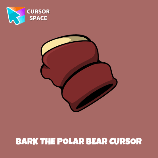 Bark the Polar Bear cursor pointer cursor