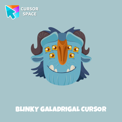 Blinky Galadrigal cursor arrow cursor