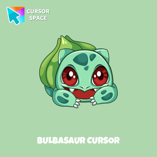 Bulbasaur cursor arrow cursor