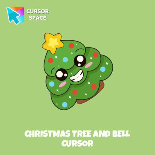 Christmas Tree and Bell cursor arrow cursor