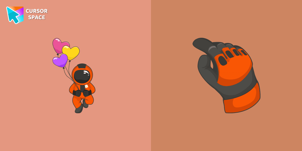 Cute Astronaut cursor
