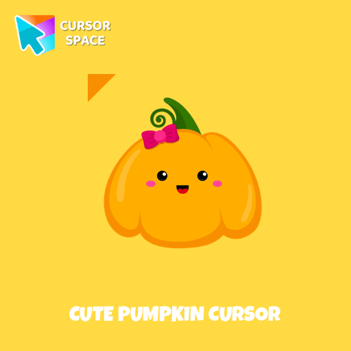 Cute Pumpkin cursor arrow cursor