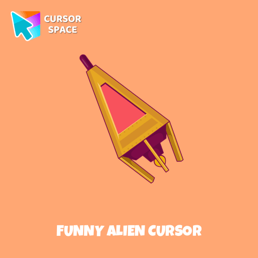 Funny Alien cursor arrow cursor