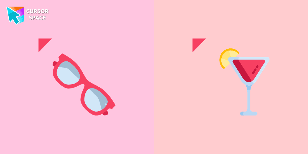 Glasses cursor