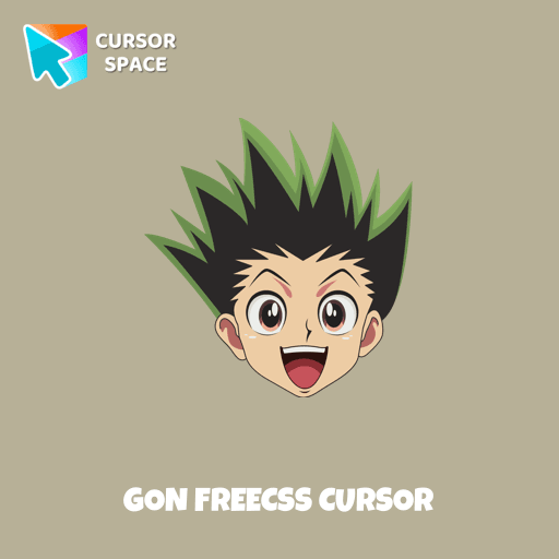 Gon Freecss cursor arrow cursor