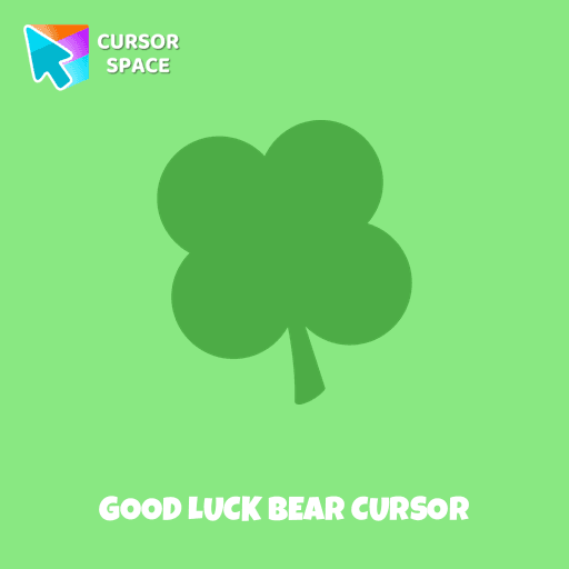 Good Luck Bear cursor pointer cursor