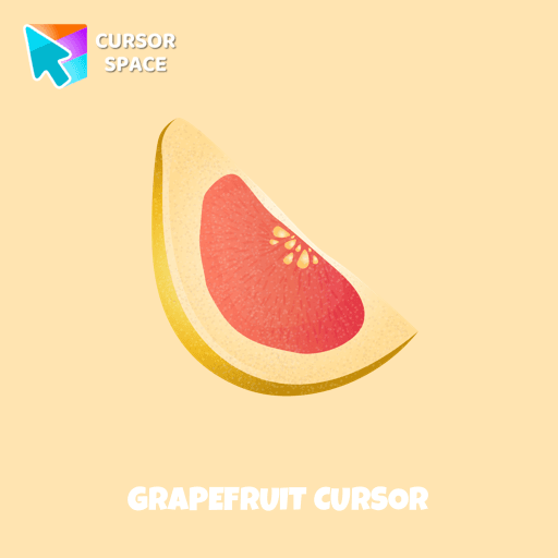 Grapefruit cursor pointer cursor