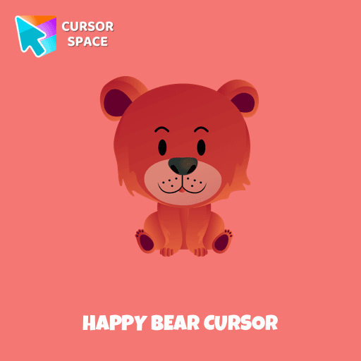 Happy Bear cursor pointer cursor
