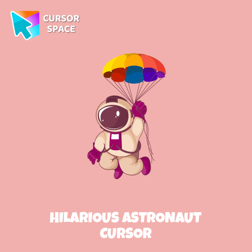 Hilarious Astronaut cursor pointer cursor