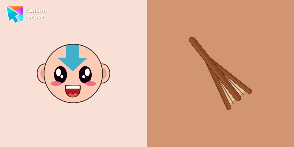 Kawaii Aang cursor
