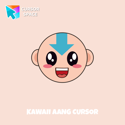 Kawaii Aang cursor arrow cursor