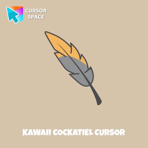Kawaii Cockatiel cursor pointer cursor