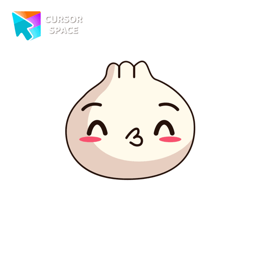 Kawaii Dumpling cursor arrow cursor