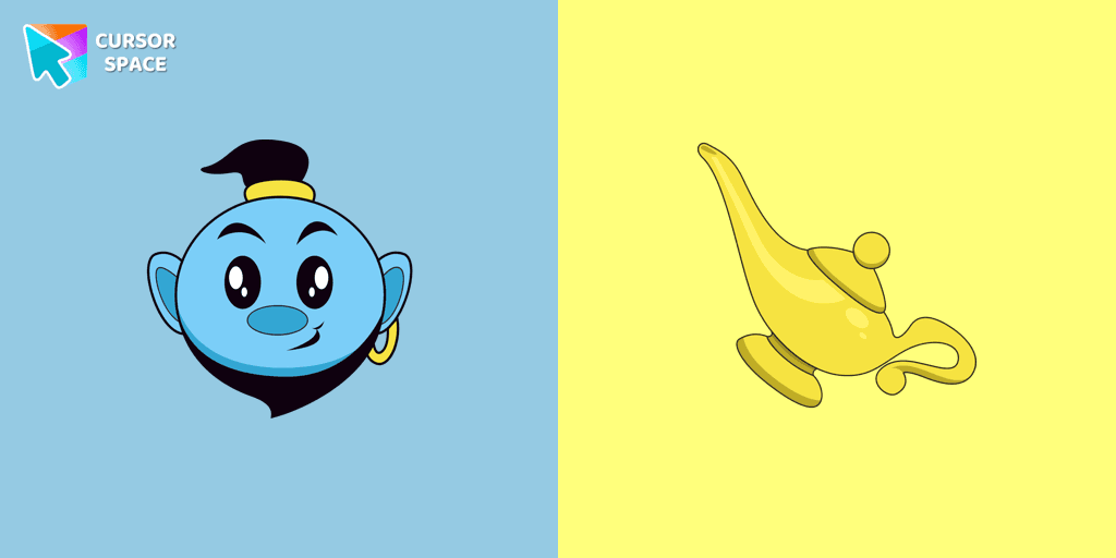Kawaii Genie cursor