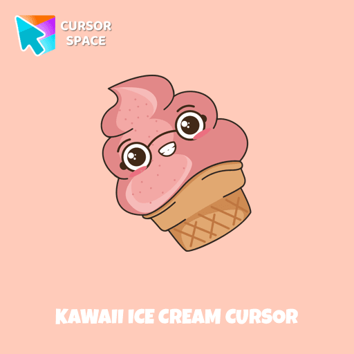 Kawaii Ice Cream cursor arrow cursor