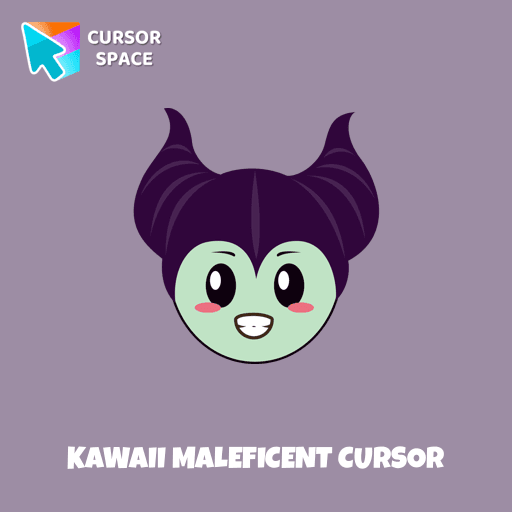 Kawaii Maleficent cursor arrow cursor