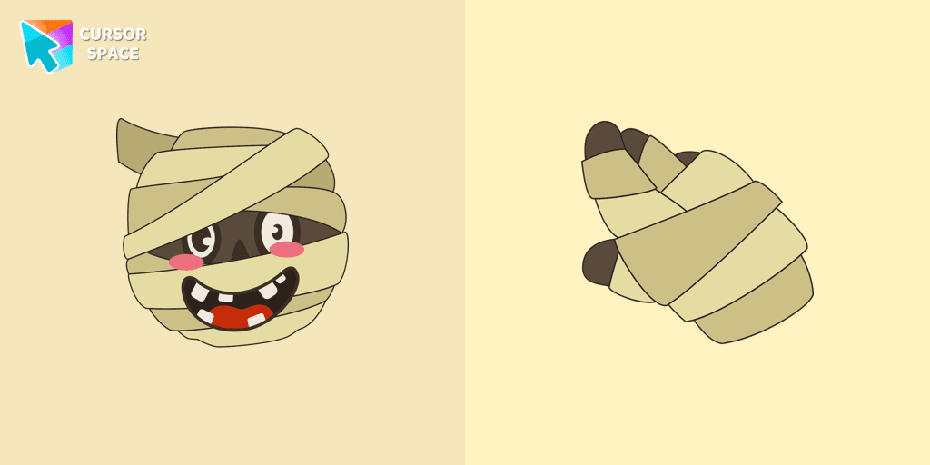 Kawaii Mummy cursor