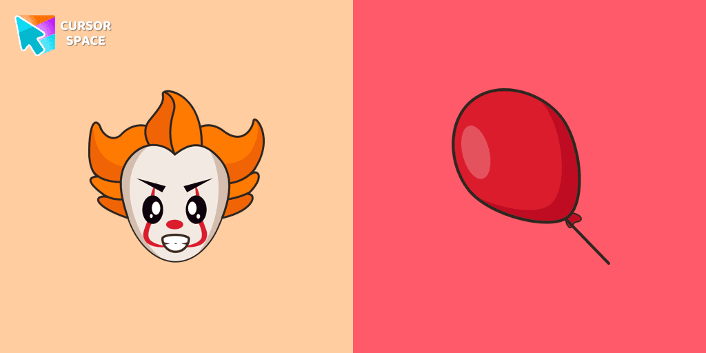 Kawaii Pennywise cursor