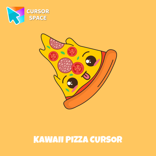 Kawaii Pizza cursor arrow cursor