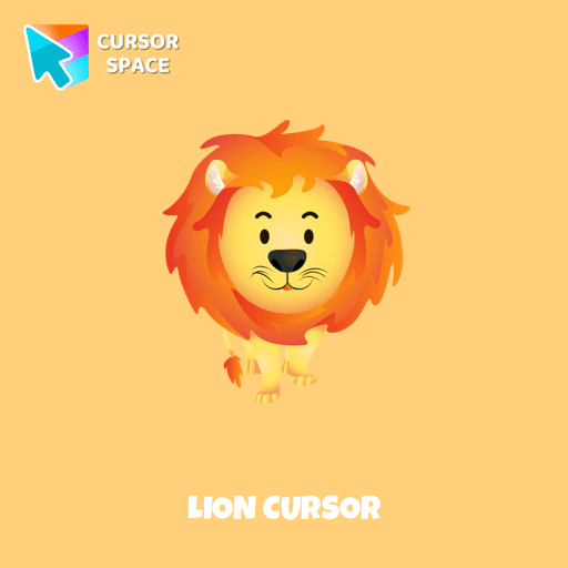 Lion cursor pointer cursor