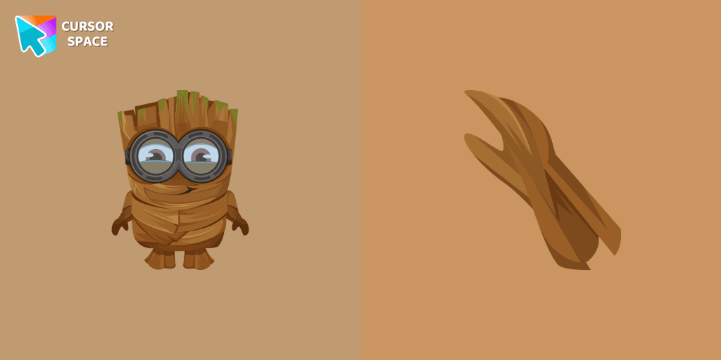 Minion Groot Character cursor