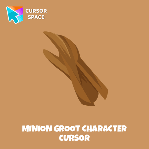 Minion Groot Character cursor pointer cursor