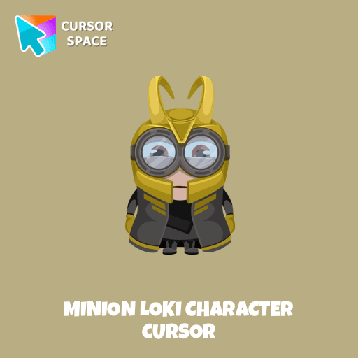 Minion Loki Character cursor arrow cursor