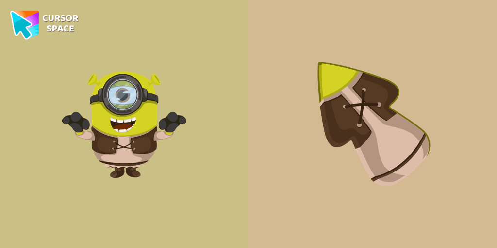 Minion Shrek Character cursor