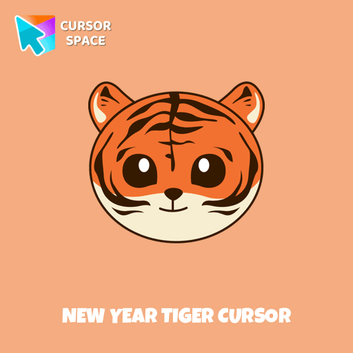 New Year Tiger cursor arrow cursor