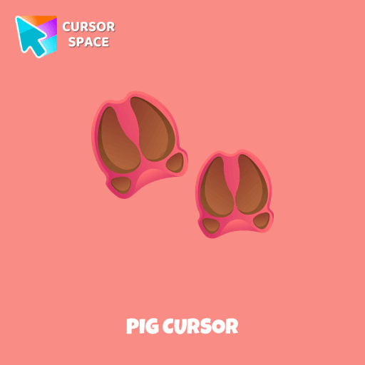 Pig cursor arrow cursor