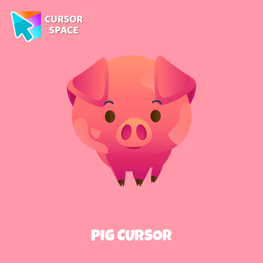 Pig cursor pointer cursor