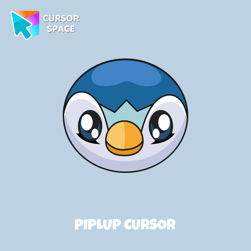 Piplup cursor arrow cursor