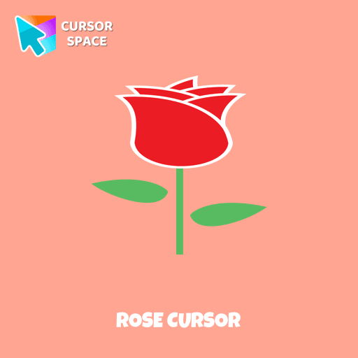 Rose cursor pointer cursor