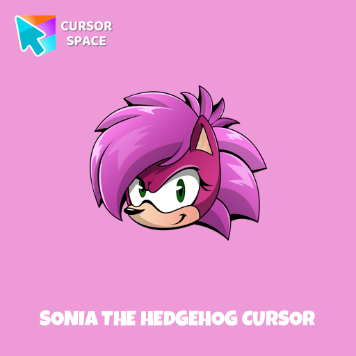 Sonia the Hedgehog cursor arrow cursor