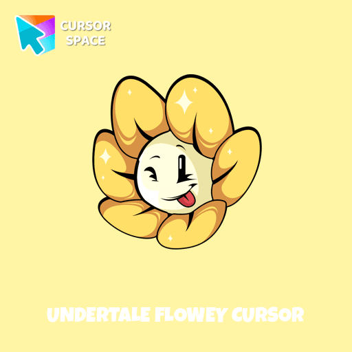 Undertale Flowey cursor arrow cursor