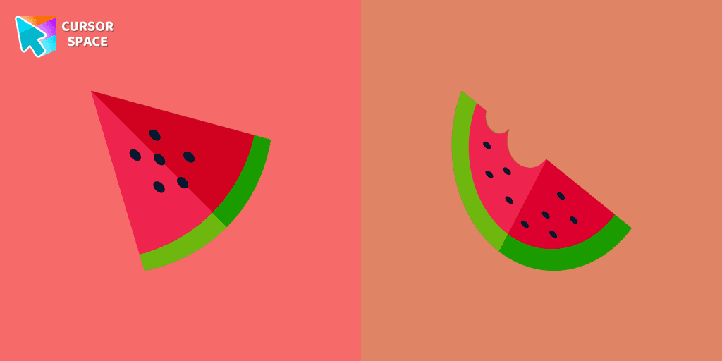Watermelon cursor