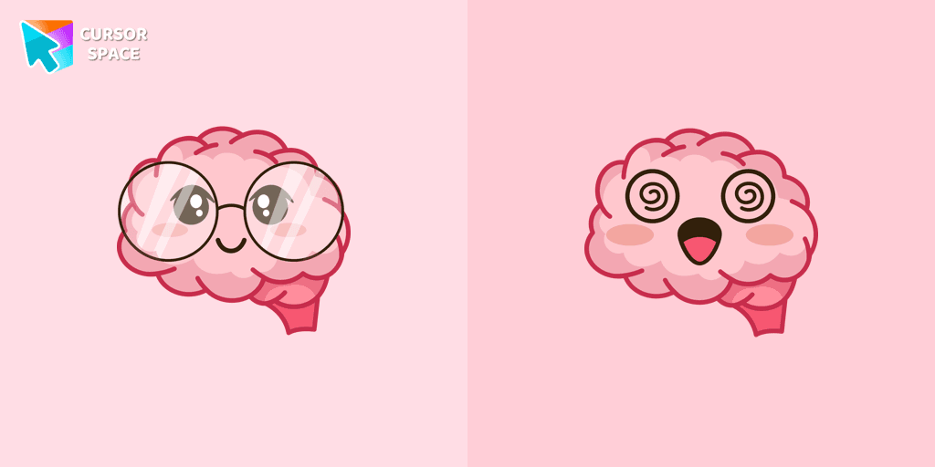 Kawaii Brain cursor