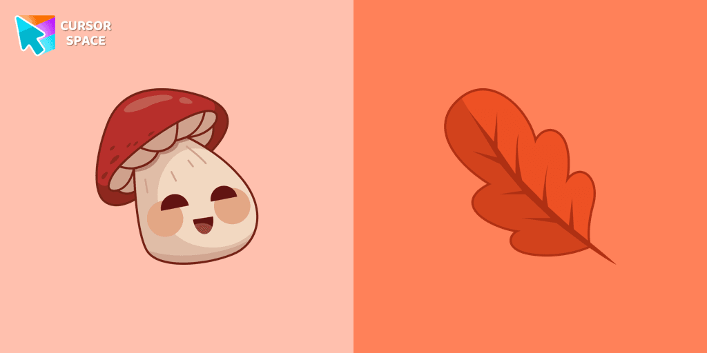 Kawaii Porcini cursor