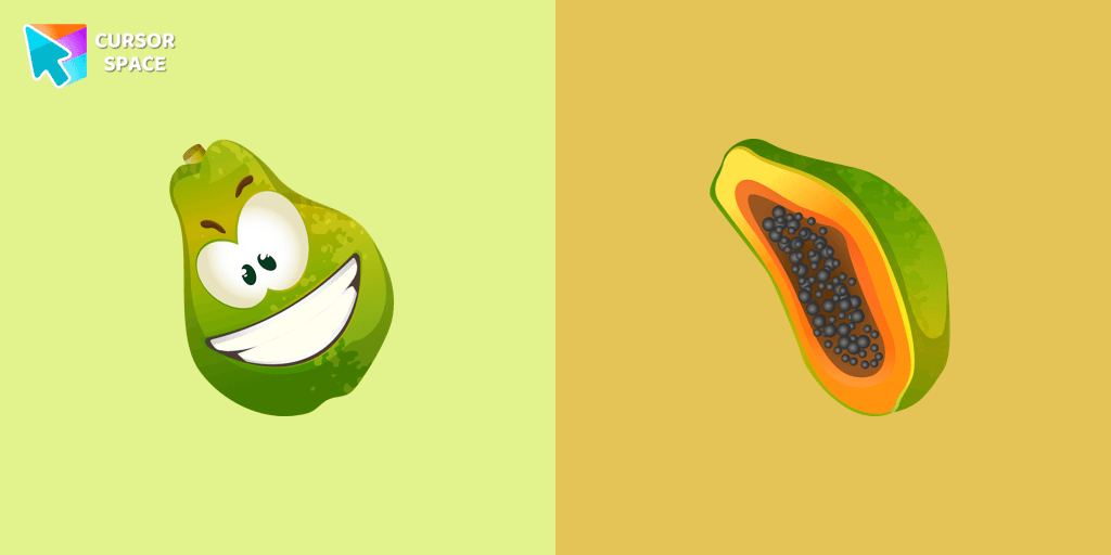 Papaya cursor