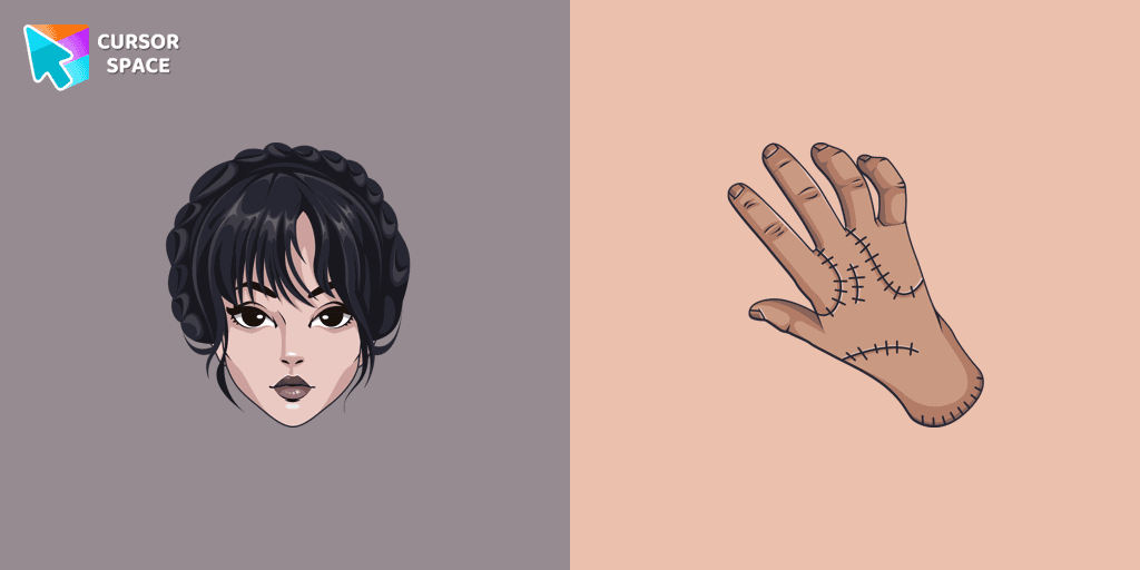 Wednesday Addams cursor